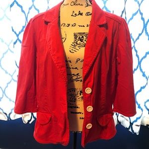 Sonoma Woman 1X Pink Blazer EUC
